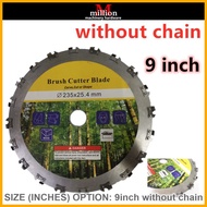 180mm / 235mm 7inch 9inch Lawn Mower Chain Saw Blade Brush Cutter Blade Grass Trimmer Cutter