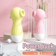 10 Frequency Suction & Vibration Massager – Rechargeable Design, Soft Silicone Material, Personal Ca
