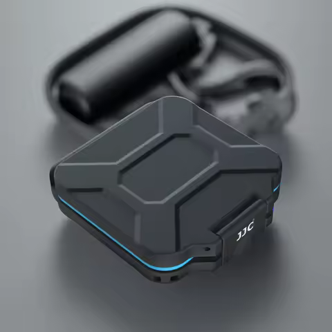 JJC 12-Slot Micro SD Card Case Waterproof CFexpress Type A Card Holder EVA Soft Foam Anti-Static Mic