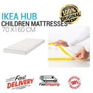 UNDERLIG Foam mattress for junior bed, white, 70x160 cm