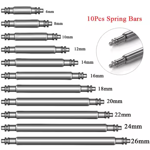 6mm 7mm 8mm 9mm 10mm 11mm 12mm 13mm 14mm 15mm 16mm 18mm 19mm 20mm 22mm 23mm 24mm Watch Band Spring B