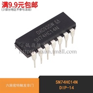 World News| SN74HC14N 74HC14N 74HC14 In-Line DIP-14 Logic Chip ic