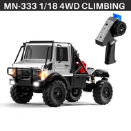 MN MODEL MN333 RC Car 1/18 RC Rock Crawler Alloy Car Shell Four-wheel Drive with Spare Tire Remote C