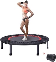 Home Office Foldable Fitness Trampoline Adult Kids Rebounder Trampoline with Non-Slip Cover for Indoor/Outdoor/Exercise Workout (Size : 48inch)