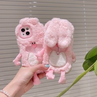 Bucktooth rabbit for Iphone 14 pro max 13 13pro Max11 Pro Max 15 Pro Max Protective Cover Cute Soft