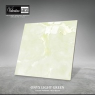 Granit Lantai Motif Onix Light Green 60x60 Valentino Gress