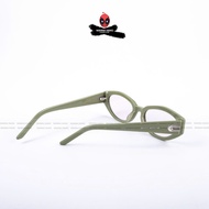 Hottrent avocado green gentle women's glasses round form b1