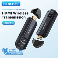 Lemorele P50 Wireless HDMI 4K 60Hz Transmitter Receiver Adapter 8TX To 1RX