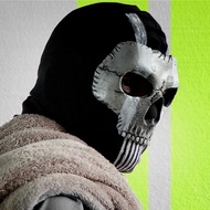 【Ready Stock😎】 Ghost mask V2 - Operador MW2 airsoft COD Cosplay Airsoft Tactical Skull Full Mask