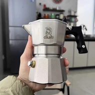 全新科布羅Colbro三閥摩卡壺 3 Valve Moka Pot  最接近9 bar意式咖啡機萃取效果, 咖啡發燒友絕不可以錯過的Creamy享受, Office必備醒腦提神恩物（需要先落訂金$10