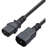 C13 to C14 Power Cord, 1.5FT IEC C14 Male to IEC C13 Female Power Extension Cable