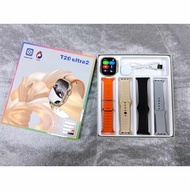 T20 Ultra2 Smart Watch Gesture Answer Sports Monitoring 4 Straps Smart WatchPK T800