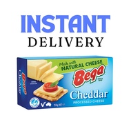 INSTANT DELIVERY - BEGA 250GRAM PROCESSED CHEDDAR BLOCK / BLOCK CHEESE / KEJU BLOK / CHEDDAR CHEESE 
