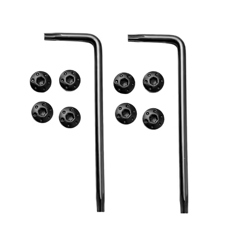 4Pcs Stainless Steel Slotted Handle Grip Screws With Wrench For 1911 P4 Grip Model Repair Tool Parts