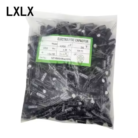 50pcs-1000pcs 6.3V 10V 16V 25V 35V 50V 400V 450V Electrolytic Capacitor 1uf 22UF 47UF 220uf 470UF 10