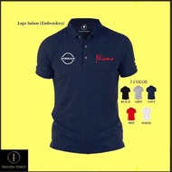 Polo Classic T Shirt Nissan Nismo Sport Performance Skyline Z Silvia LOGO FASHION SPORTS Sulam Embro