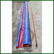 ▽ ✸ Sackolin Trapal Lona Blue Orange 12 Ft. per meter