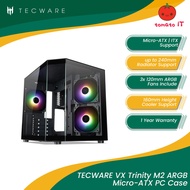 TECWARE VX Trinity M2 ARGB Micro-ATX PC Case