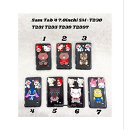 Soft Case Silicon 3 Picture Sam Galaxy Tab 4 7.0inch SM-T230 T231 T235 T239 T2397 Picture