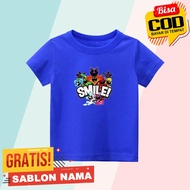 Poppy Playtime 4 Nightmare Critters Smile Kids T-Shirt Custom Boys & Girls T-Shirt/ Name Poppy Playt