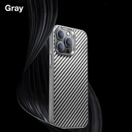 Sanptoch Luxury 360° Rotatable Stand Phone Case For iPhone 15 / 14 / 13 / 12 Pro Max Carbon Fibre Co