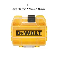 DEWALT Tool Accessories Box Drill Bit Storage Case stackable Tool Box