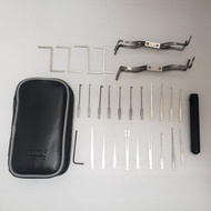 LT059 帶燈不銹鋼開鎖單鉤钩套裝 鎖匠開鎖工具 Locksmith Lock Picks