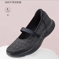 รองเท้าผู้หญิงใส่สบาย สไตล์กลางๆ ฤดูร้อน รองเท้าสวมพื้นแบน หัวมน ด้านหน้าเปิด พื้นรองเท้า EVA รองเท้