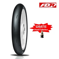 FDR Sport MP 96 (MP96) size 90/80-17 Tubeless Racing Compound Motorcycle Tire [Free Tubeless Valve]