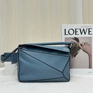 Loewe羅意威霧霾藍Puzzle小號幾何包