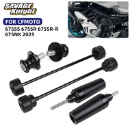 2025 675NK SR675 Axle Wheel Slider Frame Crash Sliders For CFMOTO 675SS 675SR 675SR-R NK675 675 SR/N