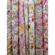 Real Linen Printed Pattern Width 58 Inches Digital Printing