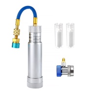 【JJL】-A/C Refrigeration Oil Filling and Replenishing Cylinder + 2 Quick Couplers 2 Oil Checkers