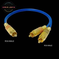RCA cable 2 to 1 RCA cable subwofer