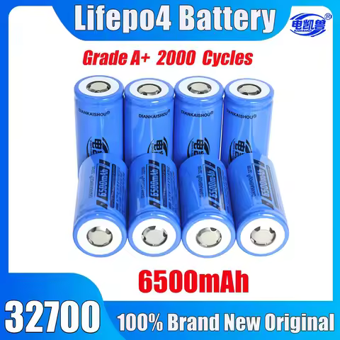 Original 32700 Lifepo4 Rechargeable Battery 6500mAh 3.2V Lithium Iron Phosphate Power Battery for Fl