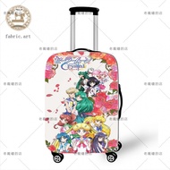 Sailor Moon Trolley Case Scratch-Resistant Protective Cover Luggage Protective Cover Elastic Thickened Luggage Cover Luggage Cover Protective Cover Dust Cover Luggage Suit