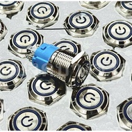 Vip Switch12mm/16mm Blue Light