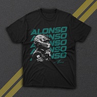 fashion 2025 Fernando Alonso Formula 1 T-shirt [UNK] Aston Martin F1 Top [UNK] Alonso F1 Tee [UNK] F