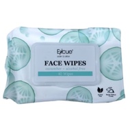 EXCUE ✅ Cleasing Face Wipes Wet Tissue Cucumber Alcohol Free 40s