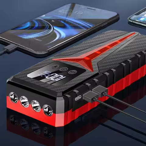 Reliable Jump Starter 8000A Battery 2298000mAh Power for 12V Vehicles Ensure a Smooth Every Time