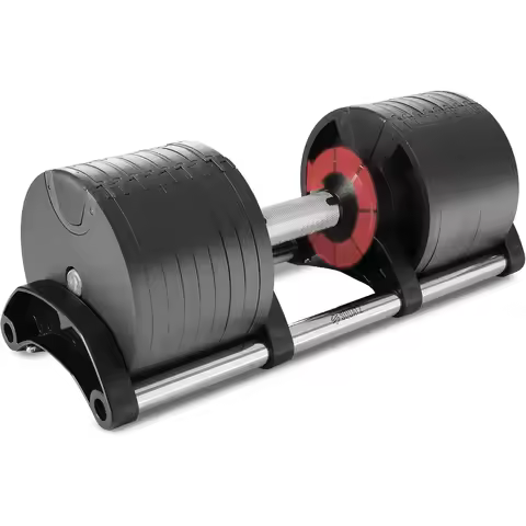 Popular - 70lb Adjustable Dumbbell 9in1 Weight Options,Fitness Equipment w/Anti-Slip Metal Handle,Qu