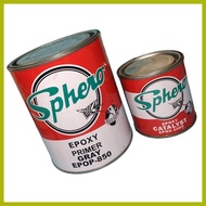 ┳ ▌ ∇ SPHERO EPOXY PRIMER GRAY ( 1 LITER ) GREY EPOP-850 EPOX-1005 CATALYST ( 1 LITER ----- 1 LITER