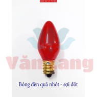 Red ball light bulb - durable, energy-saving incandescent light bulb