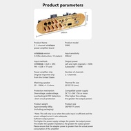 Audio Amplifier Board TPA3116 Chip Channel 2.1 Bluetooth 5.0 USB Reverb Adjustment 50W+50W+100W HiFi