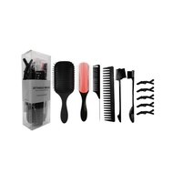 PROFESSIONAL Detangle Hair Styling Brush Box Set - 11PCS (BB)