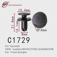 20x Fastener For Hyundai i30 Santa Fe Tucson 865952T500 1420608250B Car Front Bumper Positioner Posi