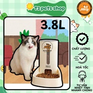 3.8L automatic food container for dogs and cats - T3 PETS SHOP
