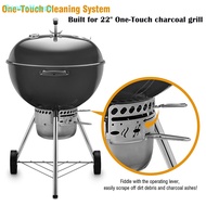 GentleHappy One-Touch Cleaning System Kit Design for Weber Kettle Grill,for 7444 Weber Grill sg