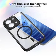 Poco C85 Case Frosted Transparent Magnetic Casing For Xiaomi Poco C85 Phone Case