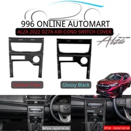 ALZA 2022 D27A INTERIOR AIRCOND SWITCH CONTROL CARBON FIBER / PIANO BLACK CAR INTERIOR CARBON FIBER 